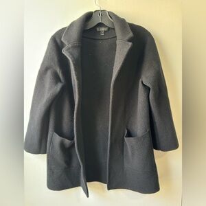 J. Crew Marino WoolBlack Blazer Coat Cardigan